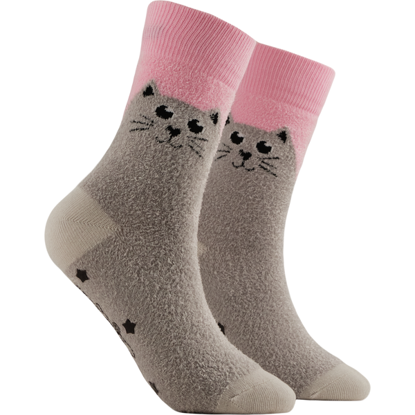 Fluffy Cosy Fat Cat Socks