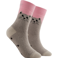 Fluffy Cosy Fat Cat Mini Socks