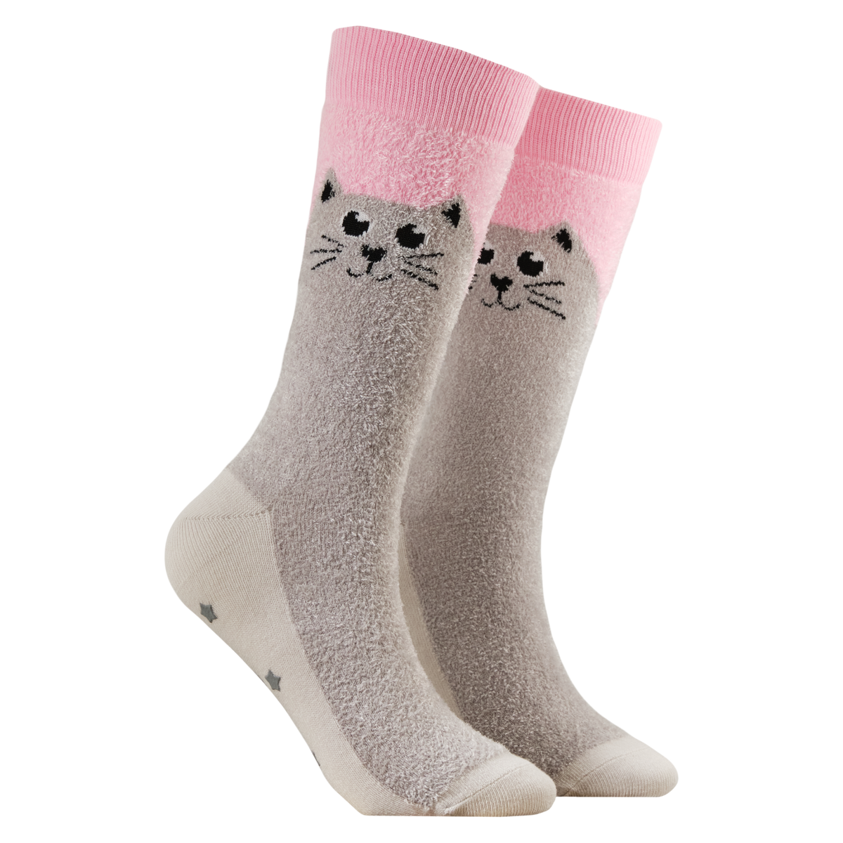 Fluffy Cosy Fat Cat Socks