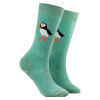 Fluffy Cosy Puffin Socks