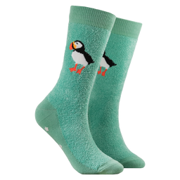 Fluffy Cosy Puffin Socks