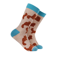 Fluffy Ginger Cats Socks