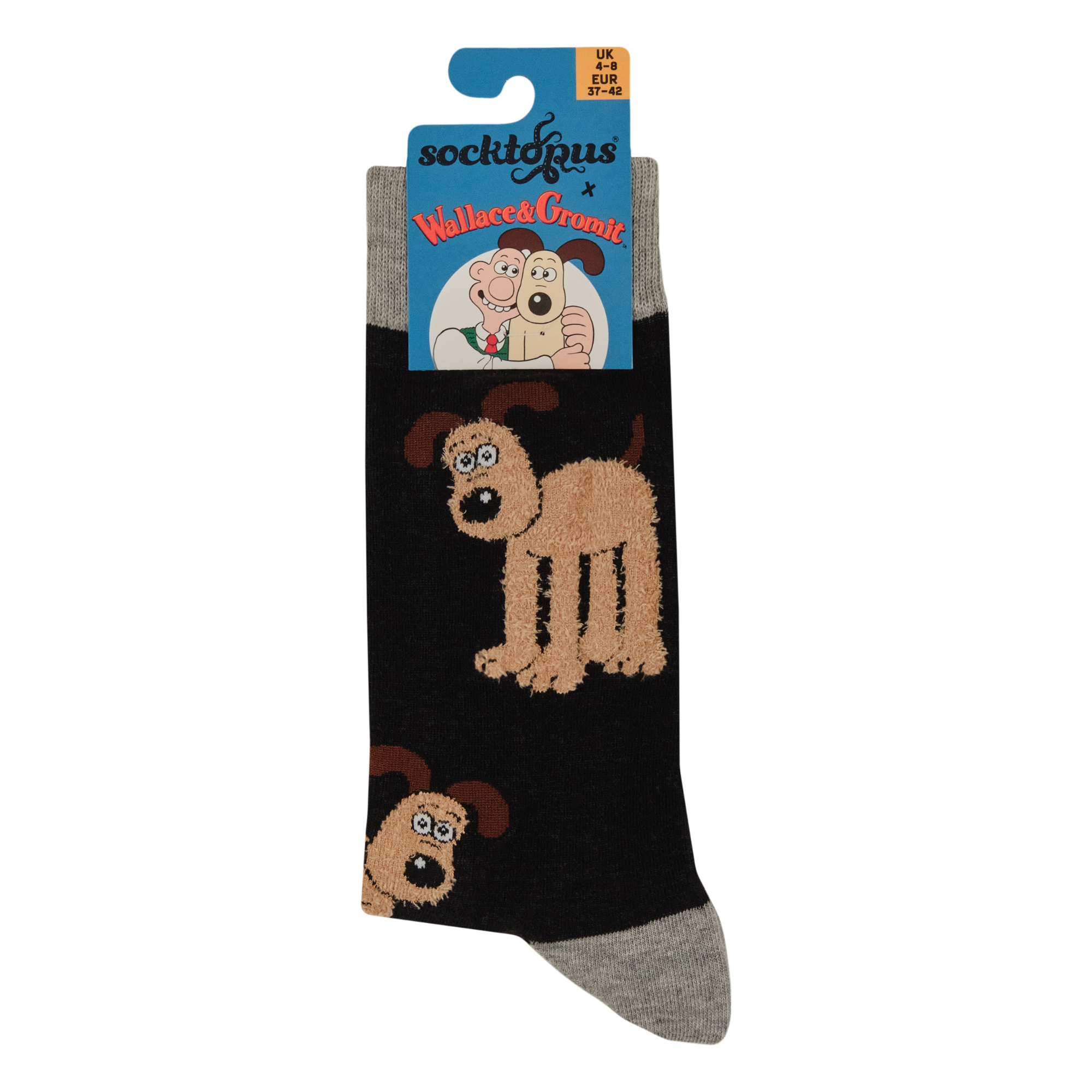 Fluffy Gromit Socks - Wallace and Gromit
