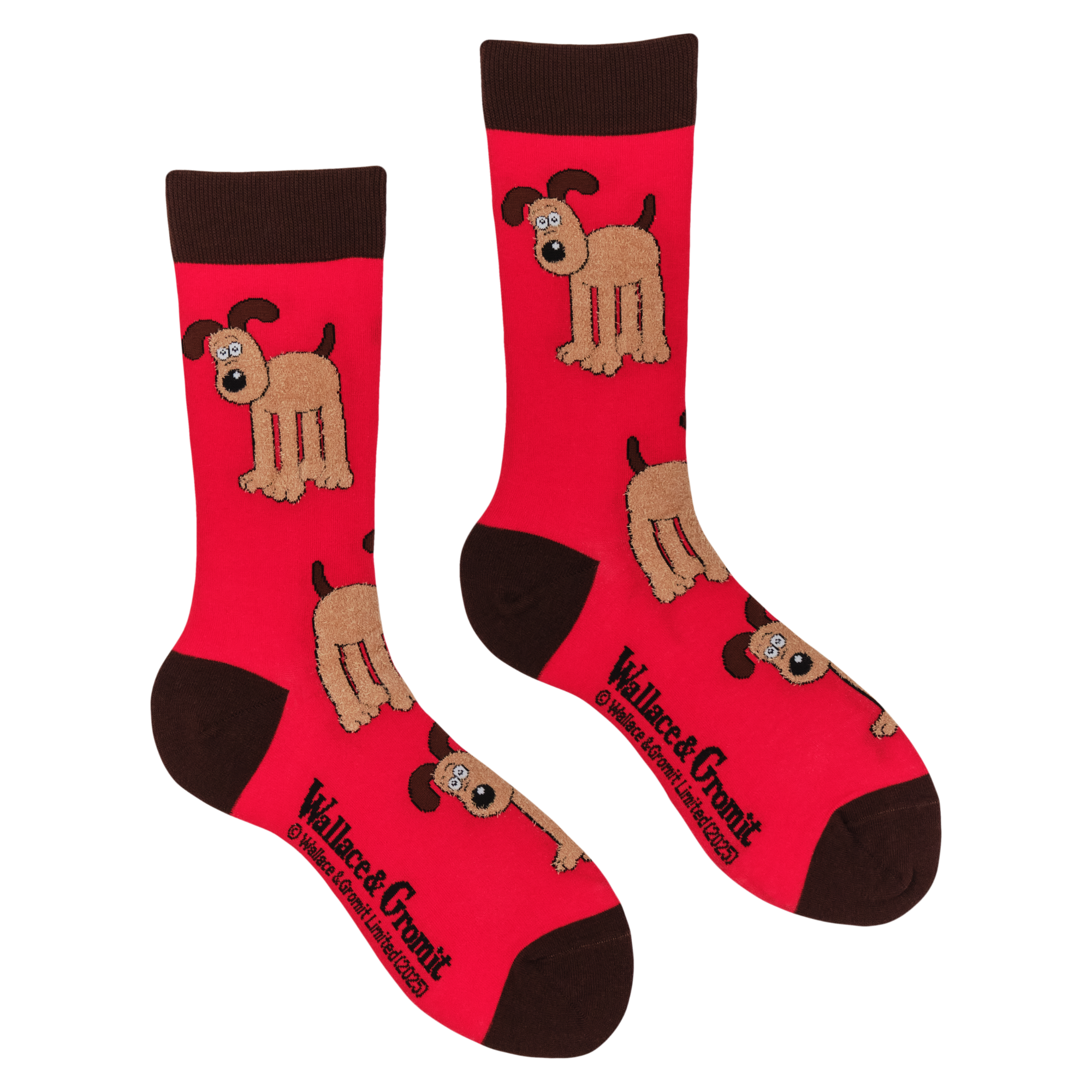 Fluffy Gromit Socks - Wallace and Gromit