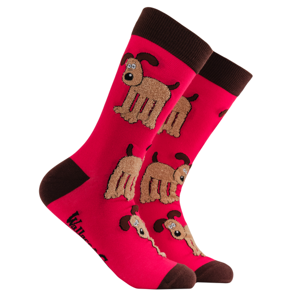 Fluffy Gromit Socks - Wallace and Gromit