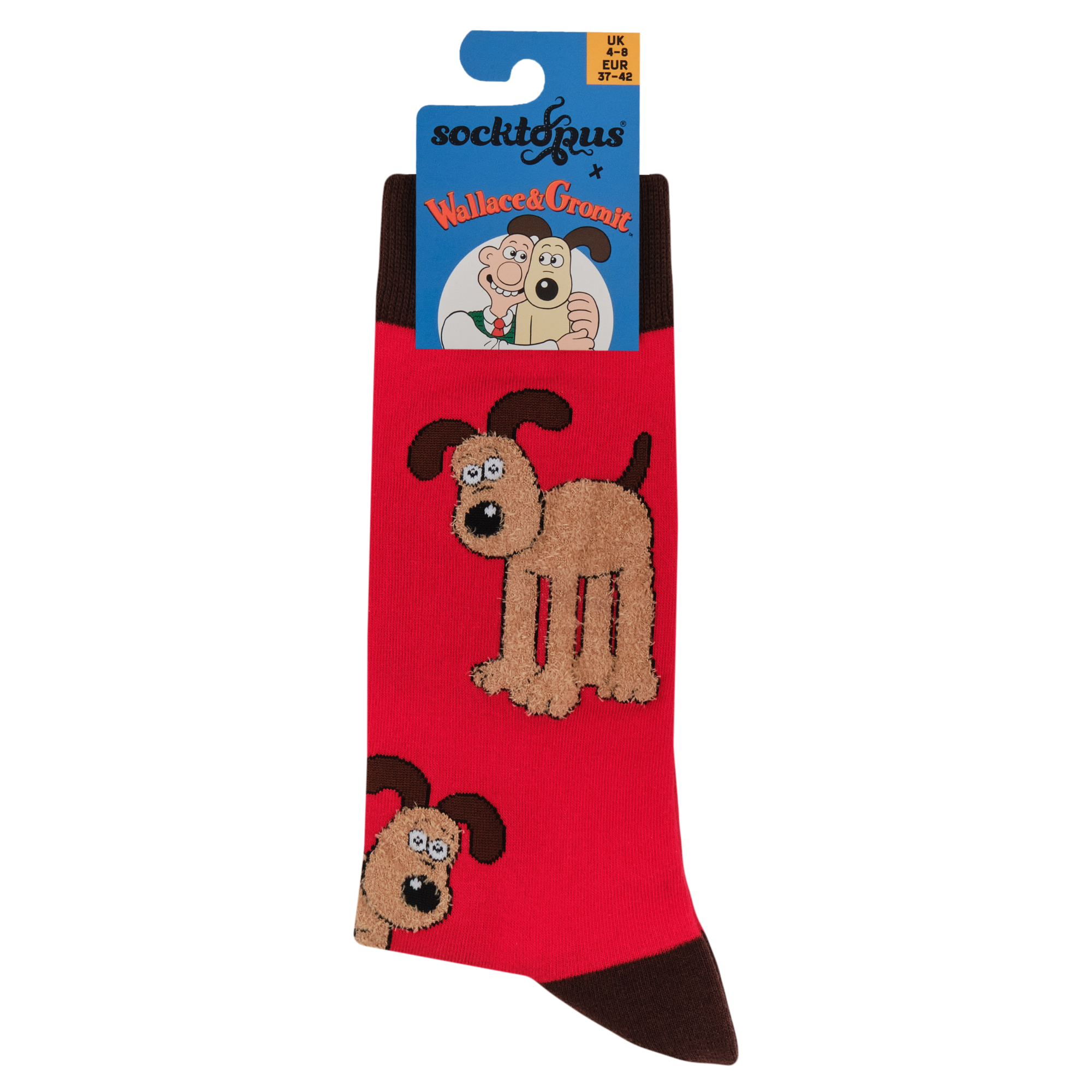 Fluffy Gromit Socks - Wallace and Gromit