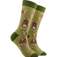 Fluffy Mouse Socks
