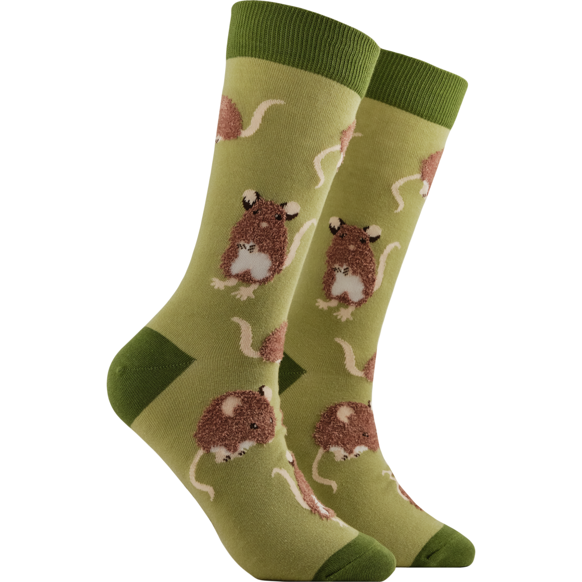 Fluffy Mouse Socks
