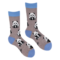 Fluffy Panda Socks