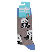 Fluffy Panda Socks