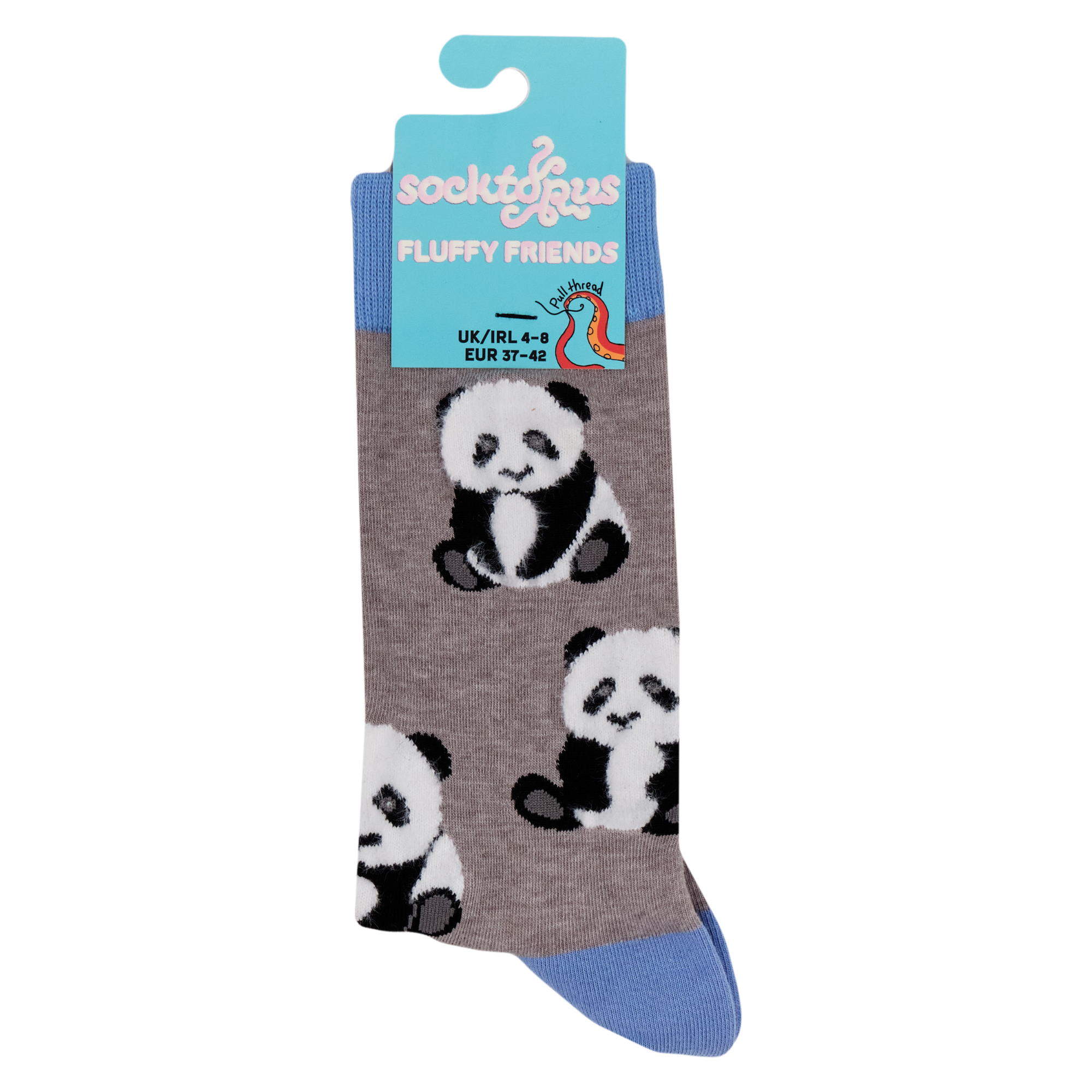 Fluffy Panda Socks