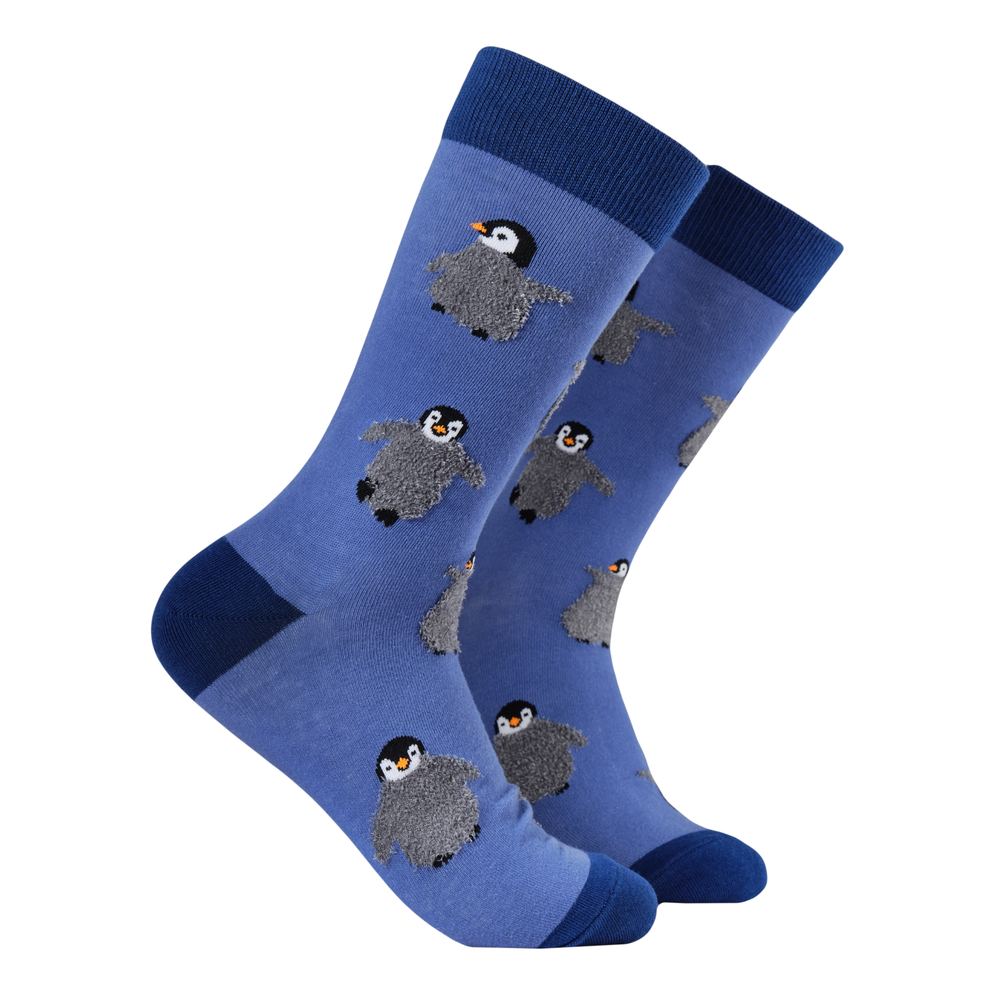 Fluffy Penguin Socks