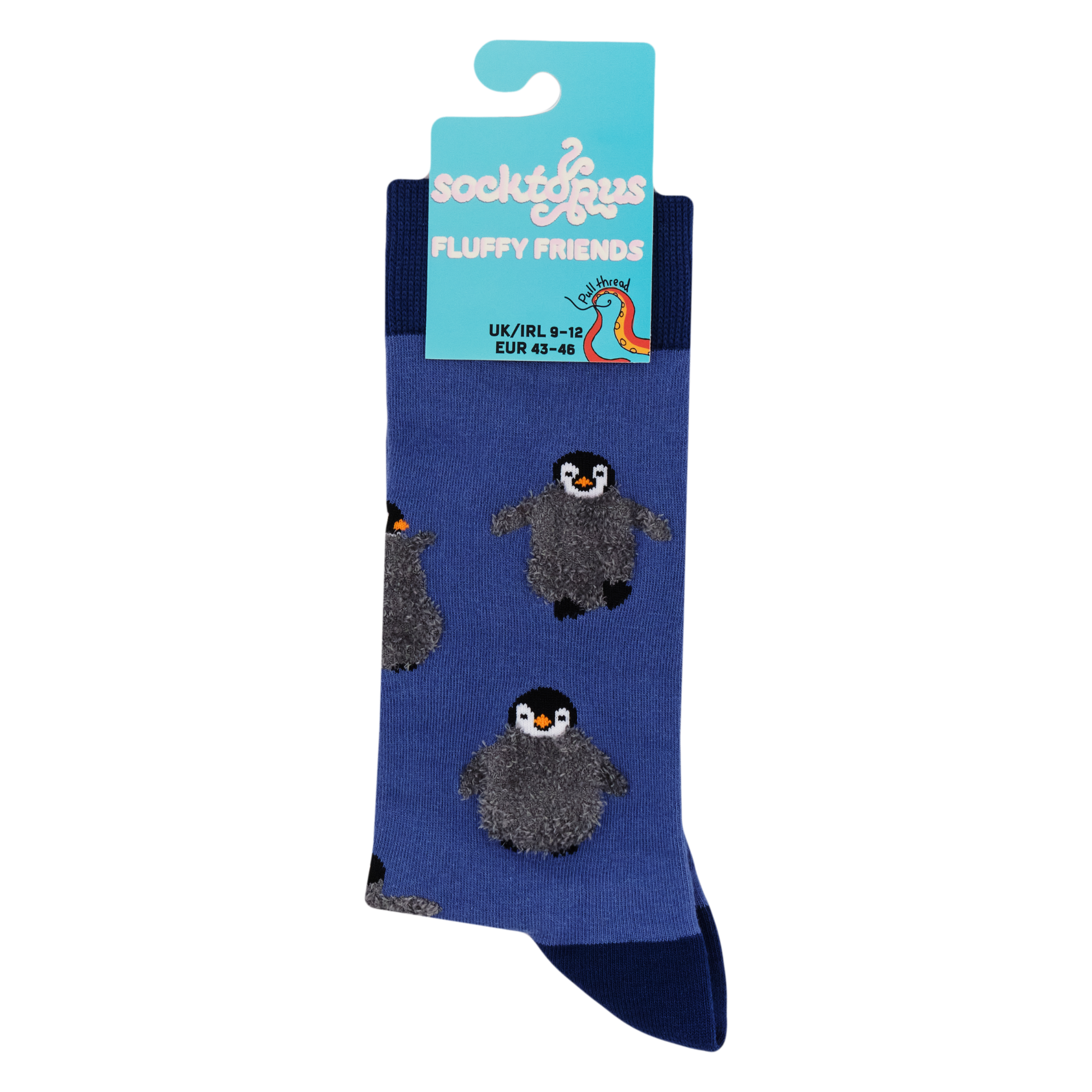 Fluffy Penguin Socks