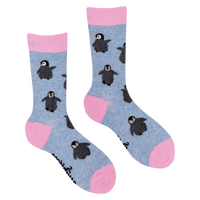 Fluffy Penguin Socks