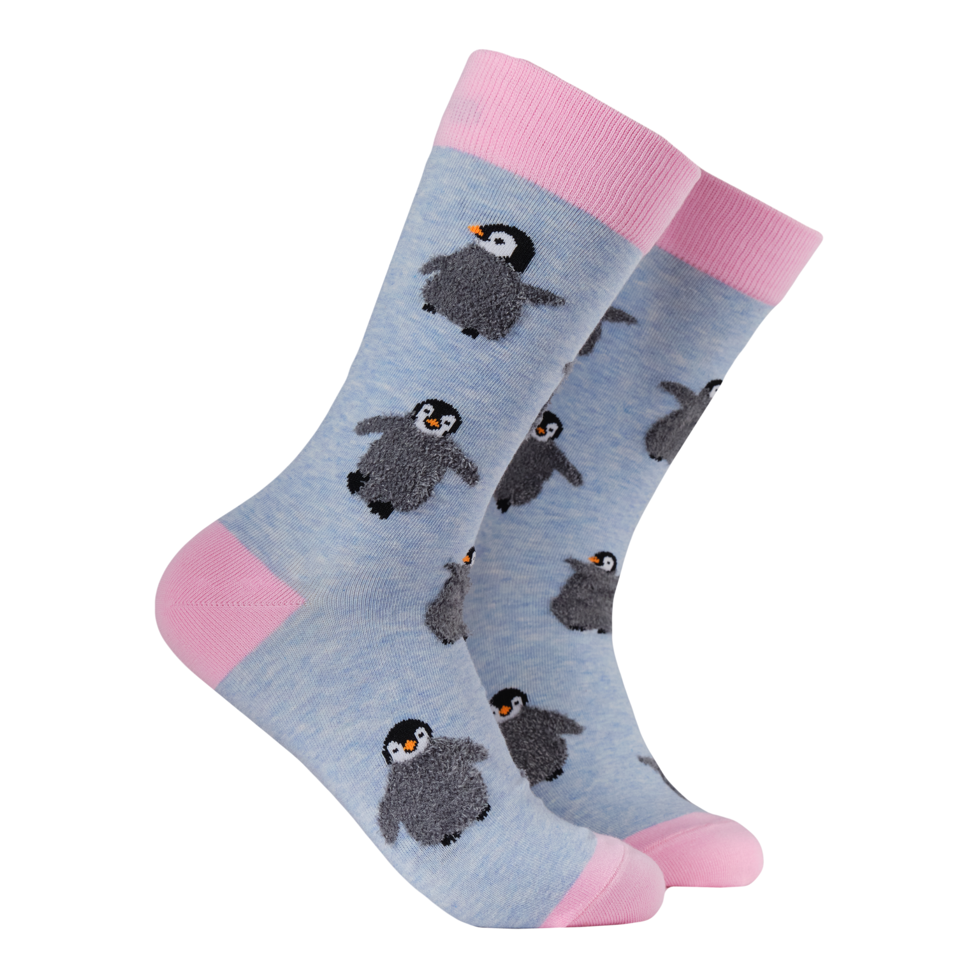 Fluffy Penguin Socks