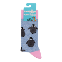 Fluffy Penguin Socks