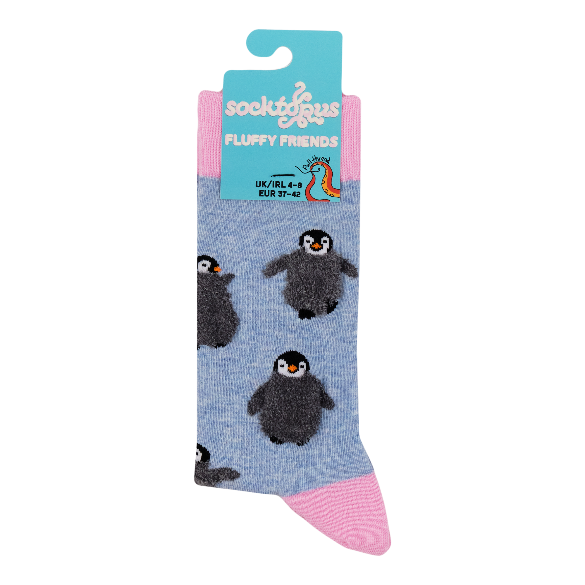 Fluffy Penguin Socks