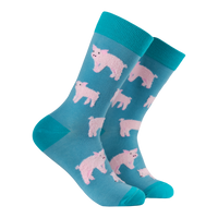Fluffy Piglet Socks