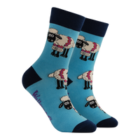 Fluffy Shaun the Sheep Mini Socks - Wallace and Gromit
