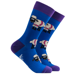 Fluffy Shaun the Sheep Socks - Wallace and Gromit