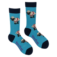 Fluffy Shaun the Sheep Socks - Wallace and Gromit