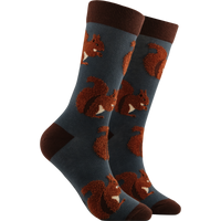 Fluffy Squirrel Socks