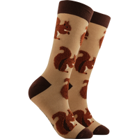 Fluffy Squirrel Socks
