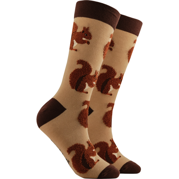 Fluffy Squirrel Socks