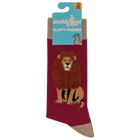 Fluffy Lion Socks - The Mane Attraction