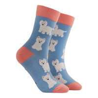 Fluffy Westies Mini Socks