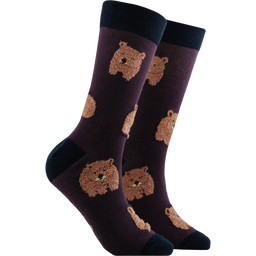 Fluffy Wombat Socks - LARGE