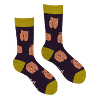 Fluffy Wombat Socks