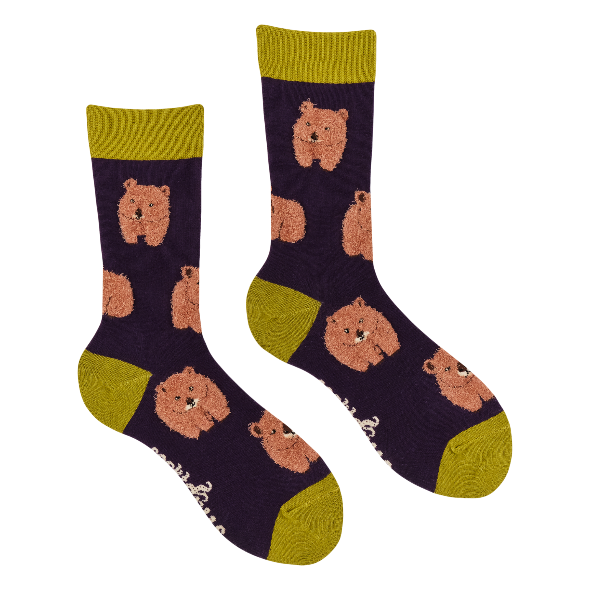 Fluffy Wombat Socks