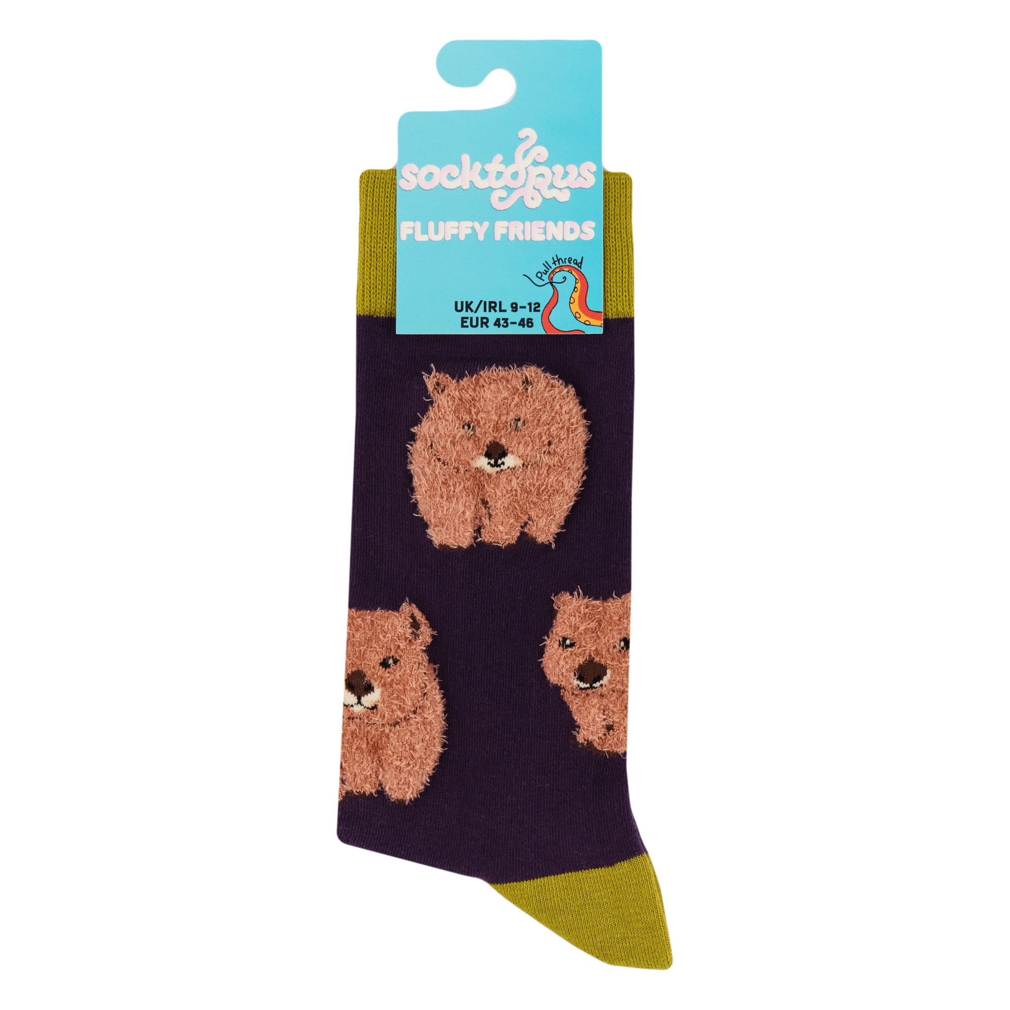 Fluffy Wombat Socks