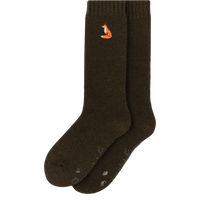 Fox Embroidered Boot Socks