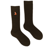Fox Embroidered Boot Socks