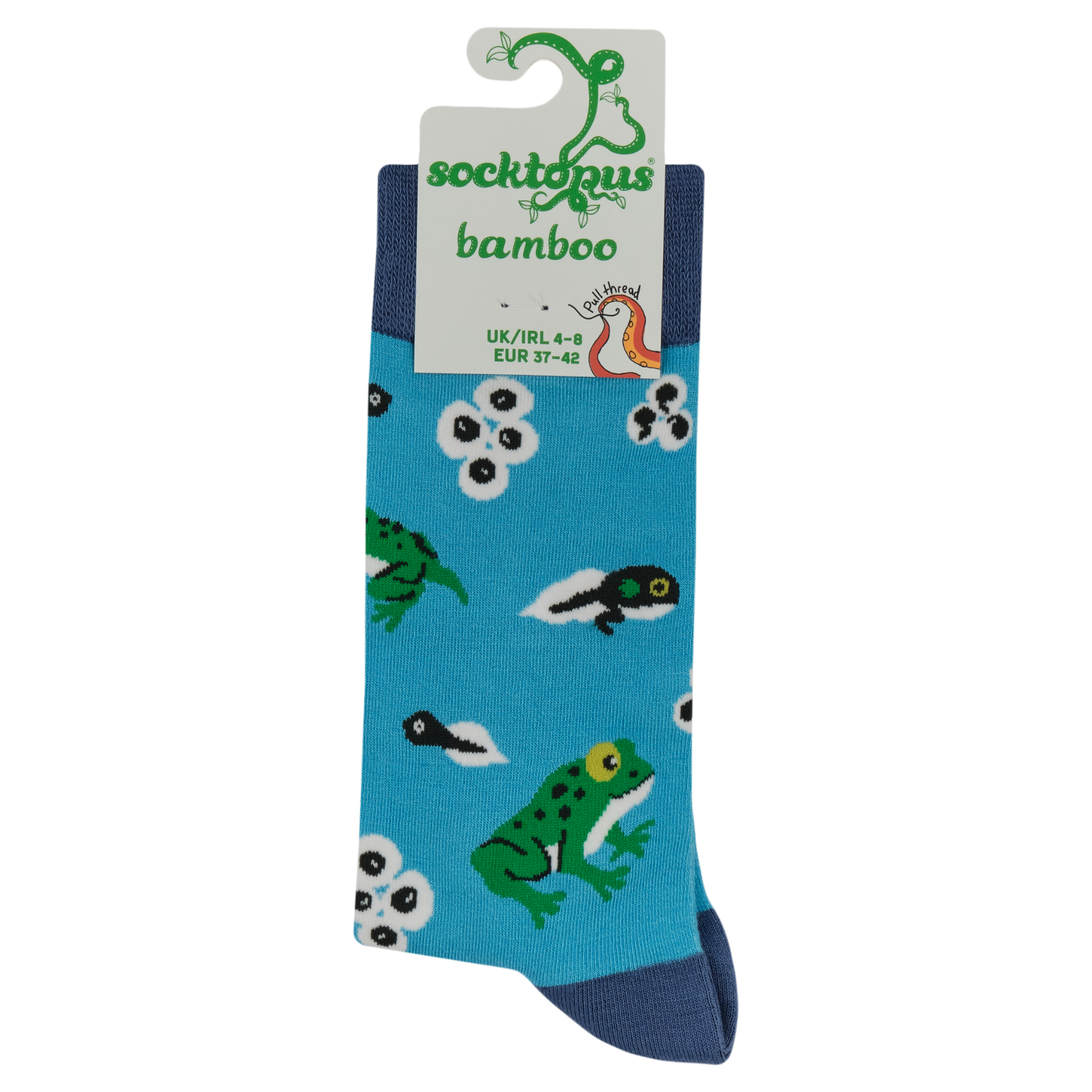 Frog Lifecycle Bamboo Socks - FROGTOPUS