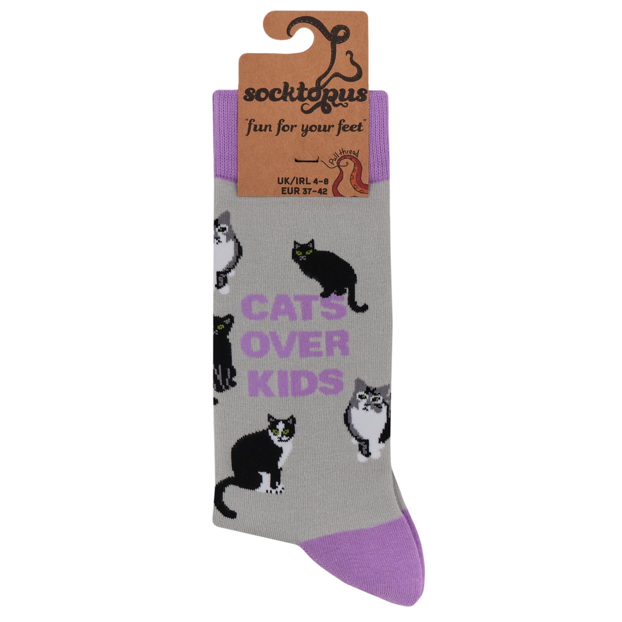 Cats Over Kids Socks - Fur Babies Forever