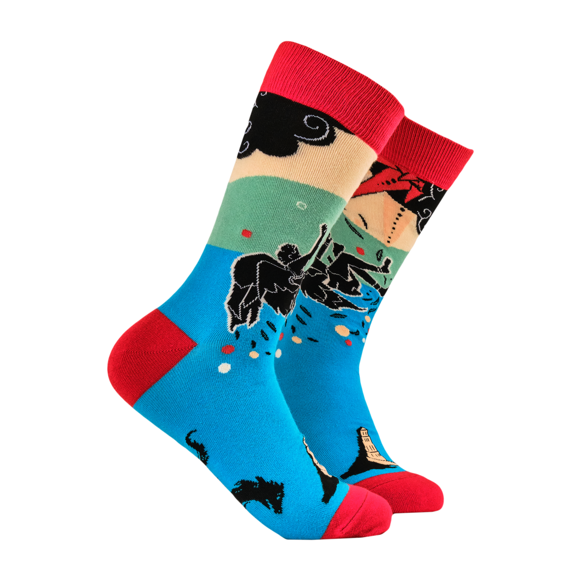 Fall of Icarus Socks - Fran Haslam