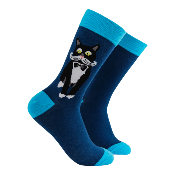 Tuxedo Cat Socks - Feline Fancy