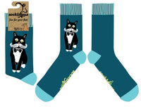 Tuxedo Cat Socks - Feline Fancy