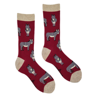 Fluffy Donkeys Socks