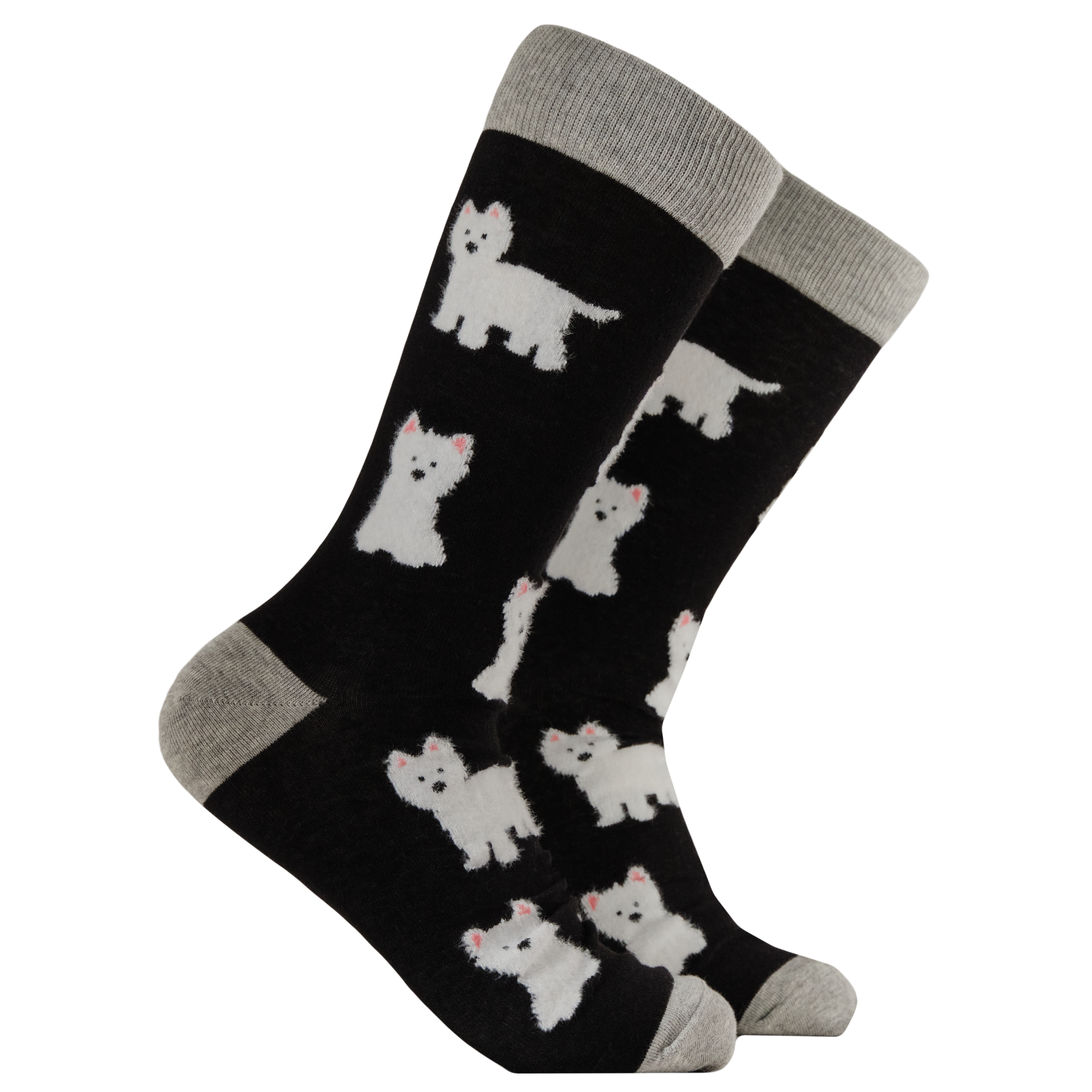 Fluffy Westies Socks