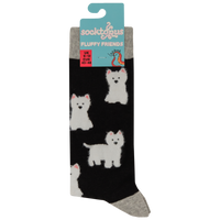 Fluffy Westies Socks