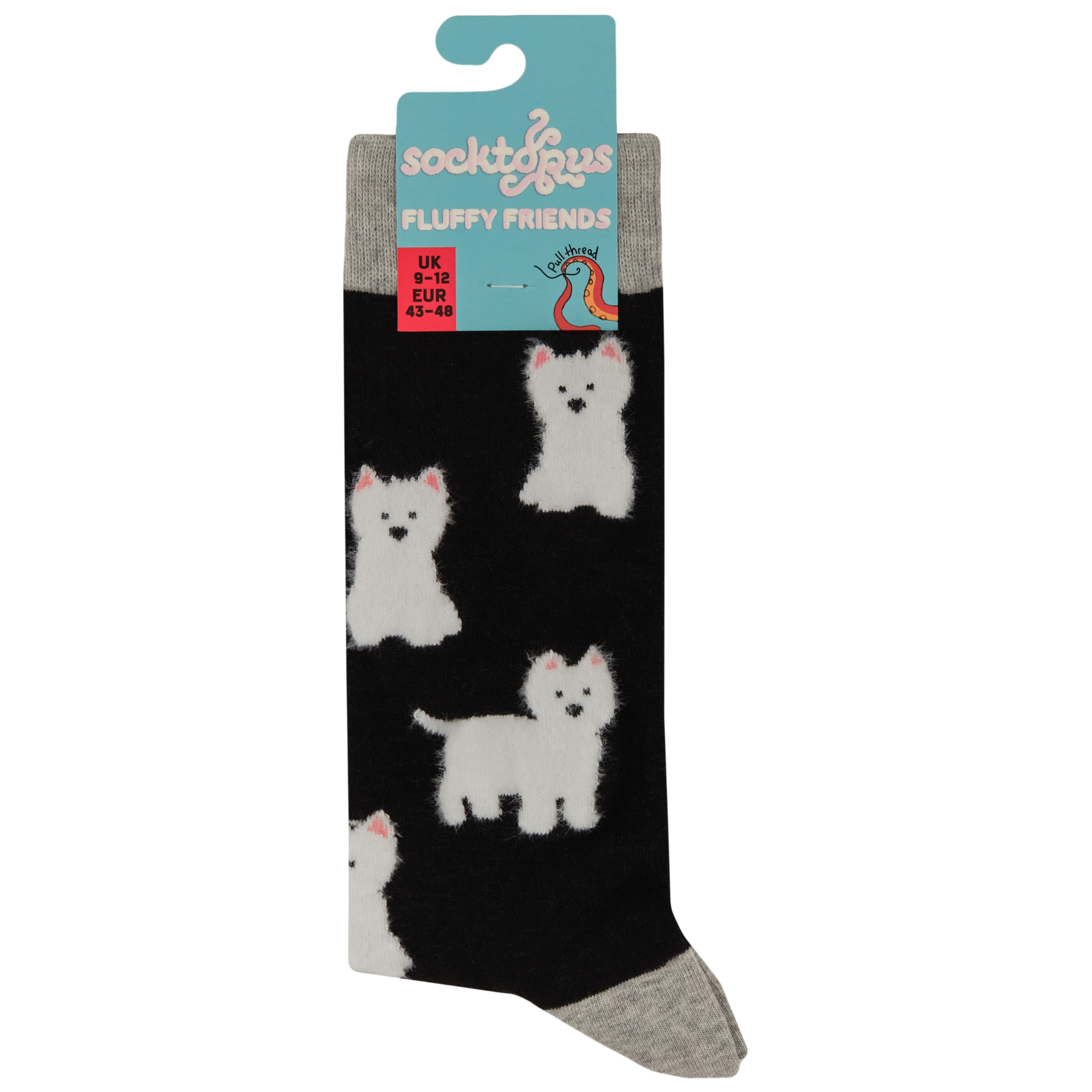 Fluffy Westies Socks