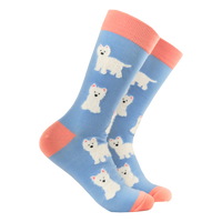 Fluffy Westies Socks