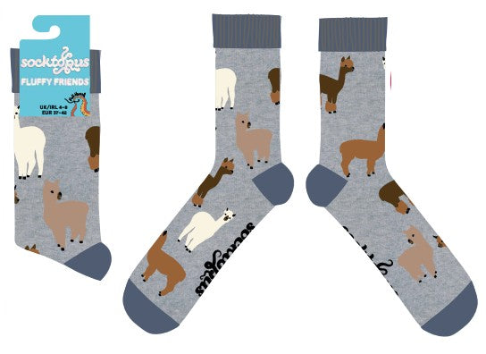 Fluffy Alpaca Socks