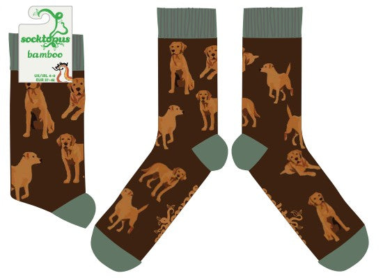 Fox Red Labrador Bamboo Socks