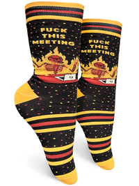 Fuck This Meeting Socks - Small