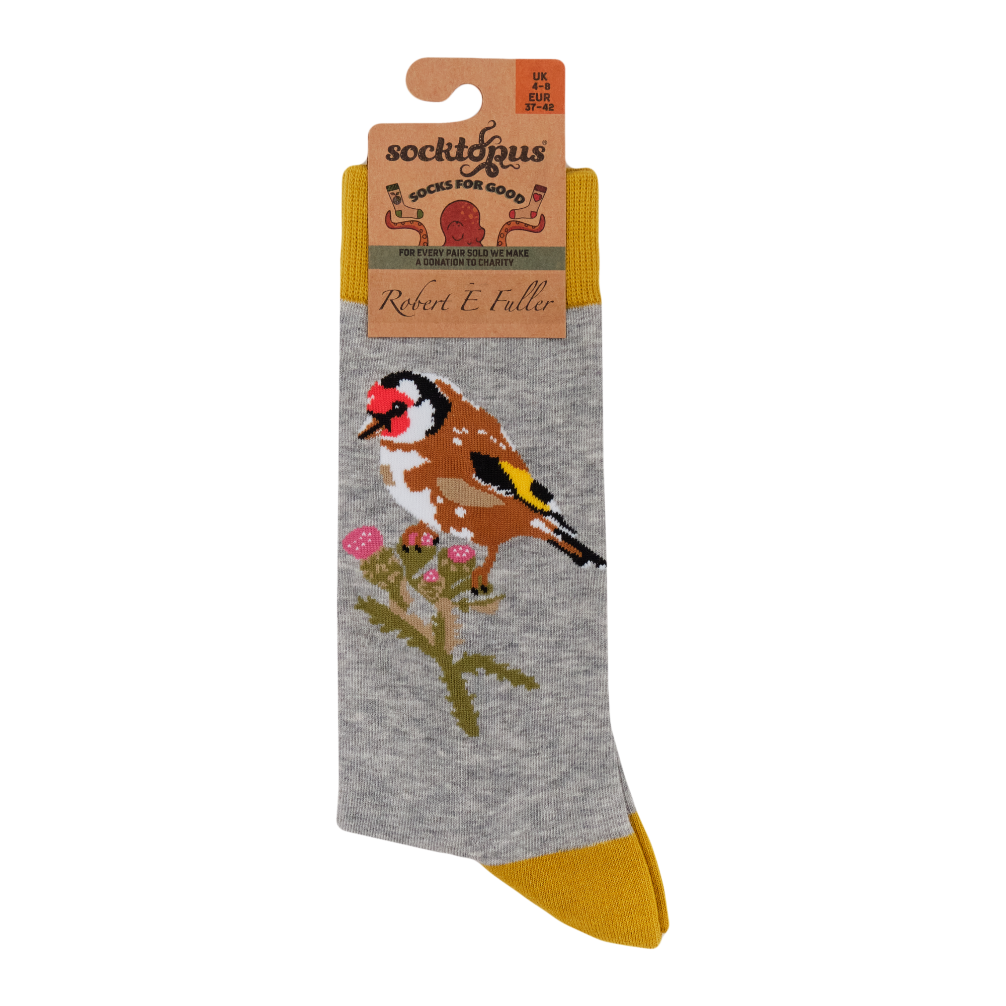 Goldfinch Socks - Robert E Fuller